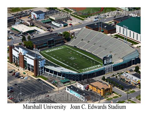 Aerial Photo of Joan C. Edwards Stadium - Marshall University, West Vi – America from the Sky