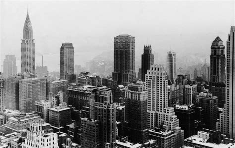 Midtown Manhattan, New York City, from Rockefeller Center, 1932 ...