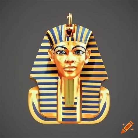 Geometric logo of pharaoh ra