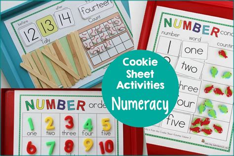 Cookie Sheet Activities for Early Literacy and Numeracy! - Make Take & Teach