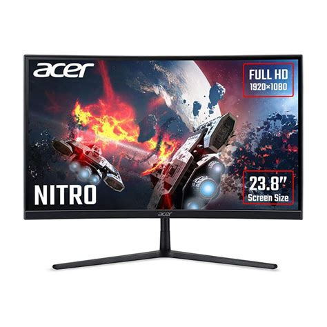 ACER NITRO EI242QRPBIIPX 24″ FHD VA 144HZ 1MS CURVED GAMING MONITOR ...