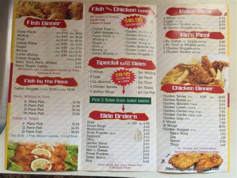 Hip Hop Fish And Chicken Menu - Unique Fish Photo