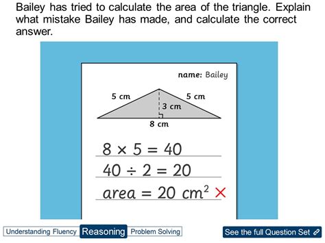 Year 6 Measurement: Calculate the Area of Triangles | Teaching Resources