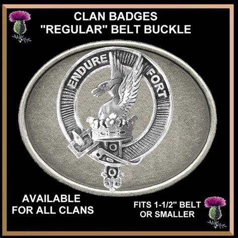 Lindsay Clan Crest Regular Buckle - Etsy