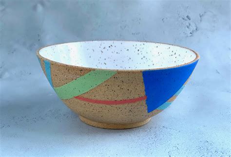 Geometric Pop Bowl – Heo Ceramics