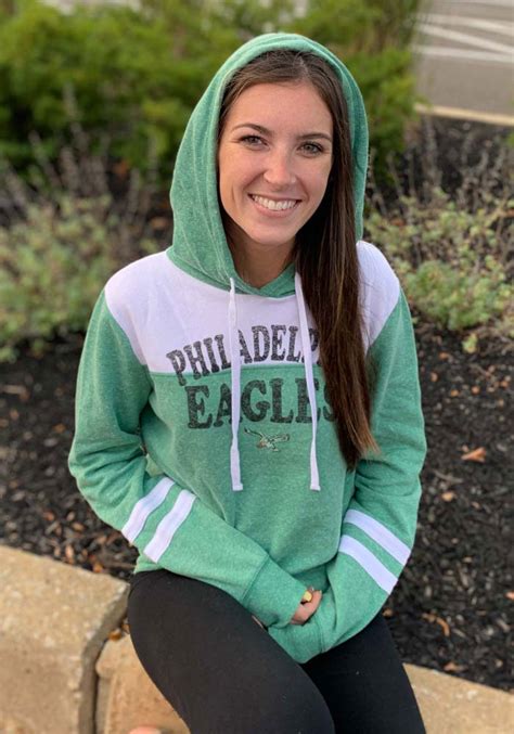 Philadelphia Eagles Womens Tri Blend Hoodie - Kelly Green ...