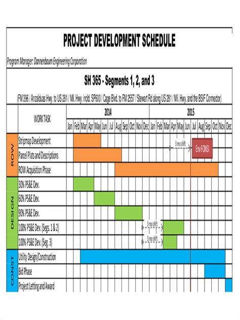 Sample Schedule - 27+ Examples, Format, Pdf | Examples