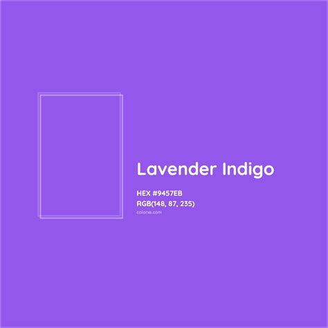 About Lavender Indigo - Color codes, similar colors and paints - colorxs.com