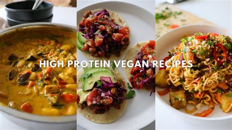 High Protein Vegan Recipes - DailyVeganLife.com