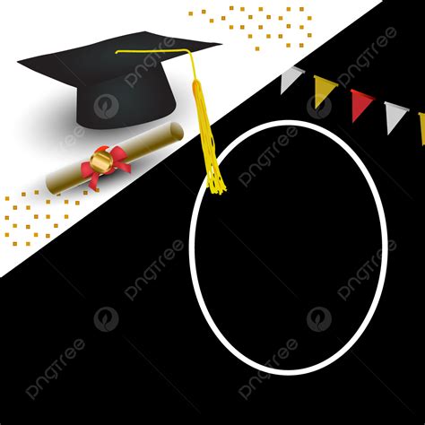 Square Graduation Card Background Design Vector, Graduation Banner ...