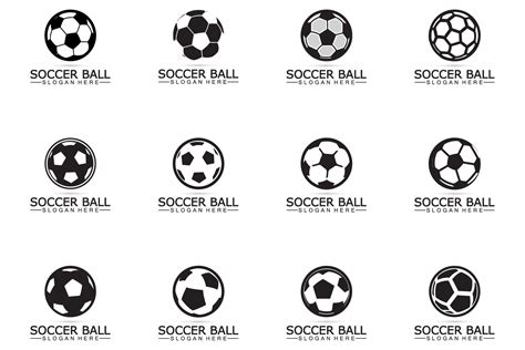 Soccer Ball Logo Design Graphic by kosunar185 · Creative Fabrica