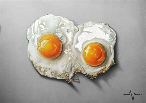 Realistic Half Fried Egg - Drawing by Anubhavg on DeviantArt