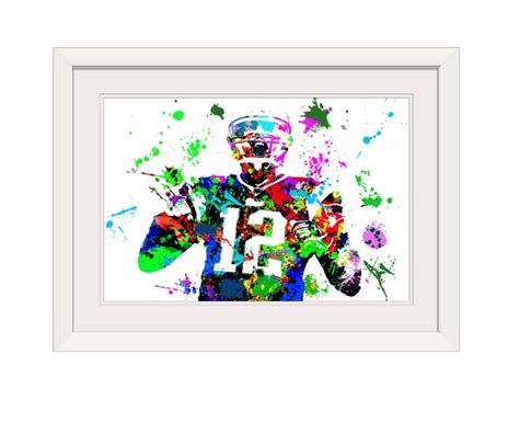 Tom Brady Art New England Patriots Football Print Tom Brady | Etsy