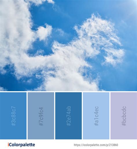 Color Palette Ideas from Sky Cloud Daytime Image | iColorpalette