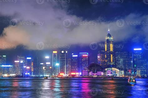 Hong Kong skyline 8337221 Stock Photo at Vecteezy