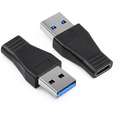 USB 3.0 Male to USB 3.1 Type C Female Data Converter Desktop USB3.1 Type C to USB C Female Port ...