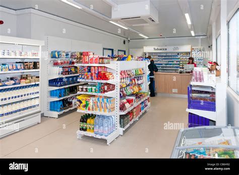 Inside a Tesco Petrol Station shop Stock Photo - Alamy