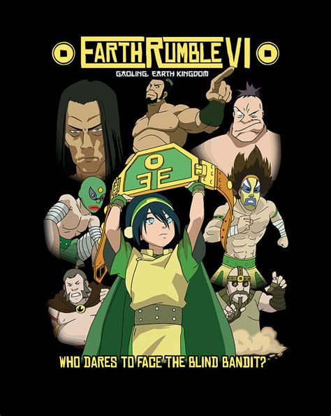 Earth Rumble Vi With Characters In Wresting Clothes Digital Art by ...