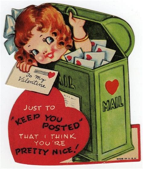 Pin by Rhonda Lee on Vintage valentines | Valentines greetings, Vintage ...