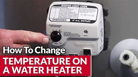 How To Change Temperature On A Water Heater - Ace Hardware - YouTube