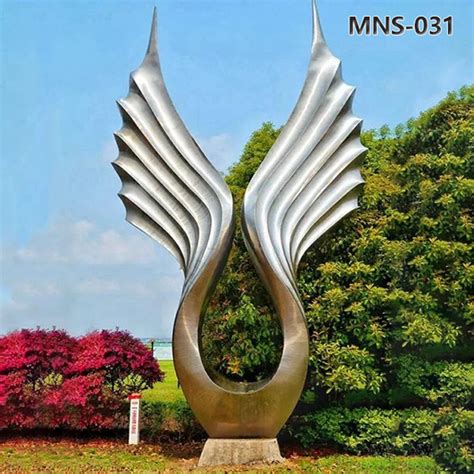 Exploring the Large Metal Angel Wings Sculpture Outdoor-YouFine