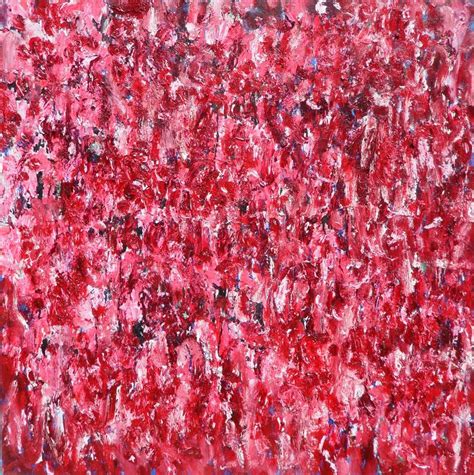 red abstract Painting by Dirk Riemersma | Saatchi Art