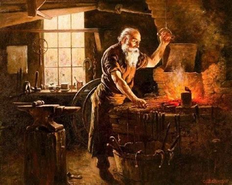 The Blacksmith | Blacksmithing, Soul art, Art reproductions