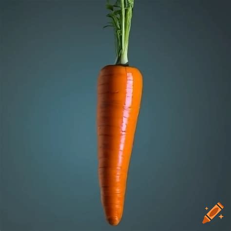 Realistic photo of a carrot