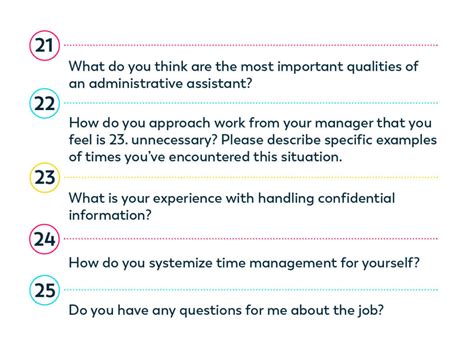 25 Essential Administrative Assistant Interview Questions