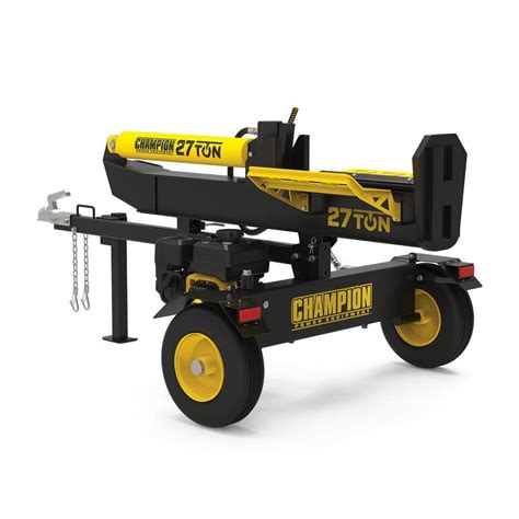 Champion Power Equipment 27 Ton 224 cc Gas Powered Hydraulic Wood Log Splitter w/Vertical ...