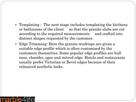 PPT - Understanding The Fabrication Process Of Granite PowerPoint ...