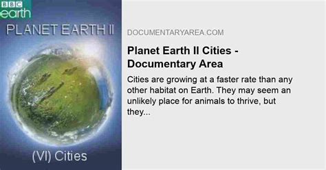 Planet Earth II Cities - Watch Free Online