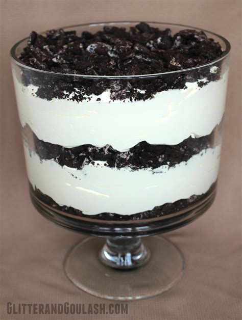 Oreo Cookie Trifle - Glitter and Goulash