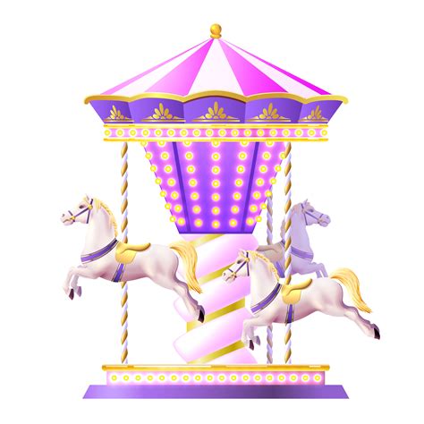 Retro Carousel Illustration 466428 Vector Art at Vecteezy