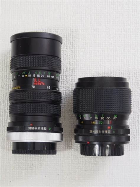 Lot of 2 Vivitar lenses for Canon FD - Catawiki