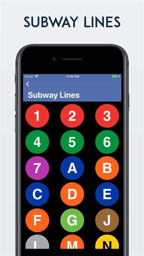 New York Subway Map NYC MTA for iPhone - Download