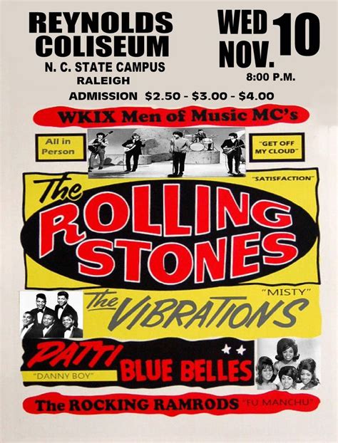 THE ROLLING STONES CONCERT POSTER | Rolling stones poster, Concert ...