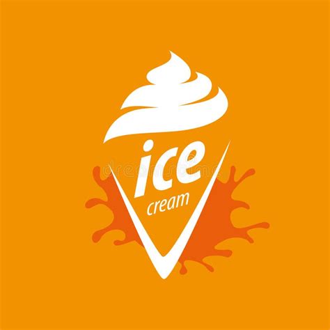 Logo ice cream stock vector. Illustration of fresh, frozen - 126418019