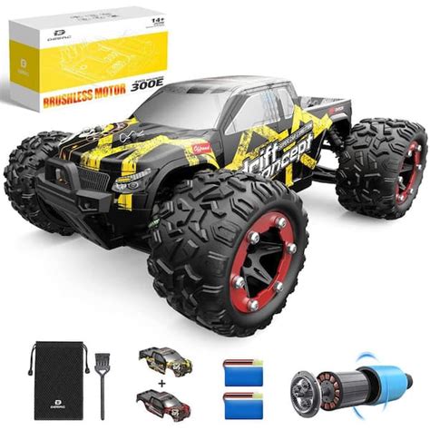 DEERC Brushless RC Cars 300E 60KM/H High-Speed Remote-Control Car 300E - The Home Depot