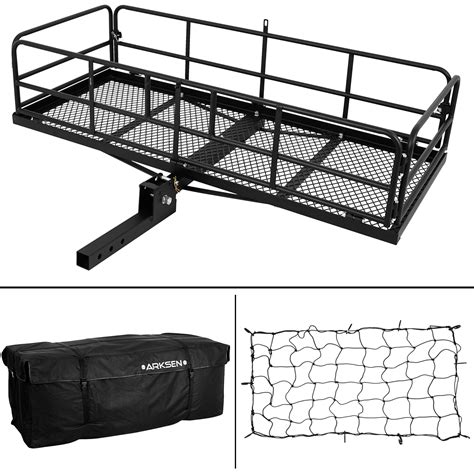 ARKSEN Foldable 60"x 24"x 14" Trailer Hitch Cargo Carrier - Walmart.com ...