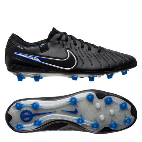 Nike Tiempo Legend 10 Elite AG-PRO Shadow - Black/Chrome/Hyper Royal | www.unisportstore.com