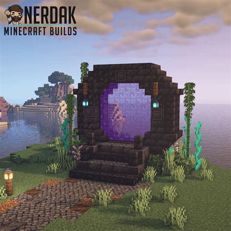 1.16 Round Nether Portal Design : r/Minecraft