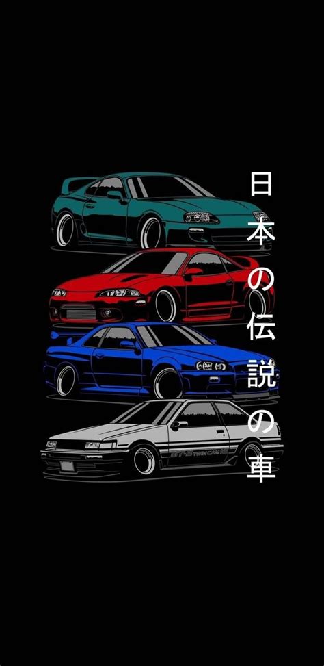 Download Jdm legends Wallpaper HD by Crizinp | Wallpaper-HD.Com in 2021 | Art cars, Jdm ...