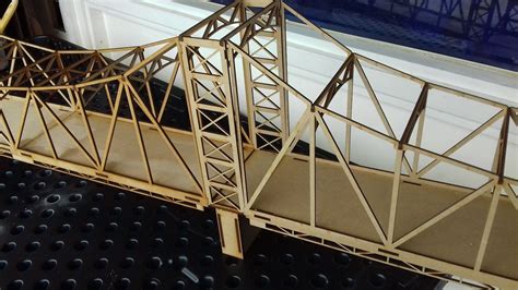 Laser Cut OO Gauge Railway Cantilever Bridge Kit 3mm MDF 140cms Long ...