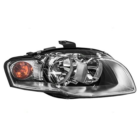 AutoandArt.com - 05-09 Audi A4 New Passengers Halogen Headlight Headlamp Lens Housing Assembly DOT