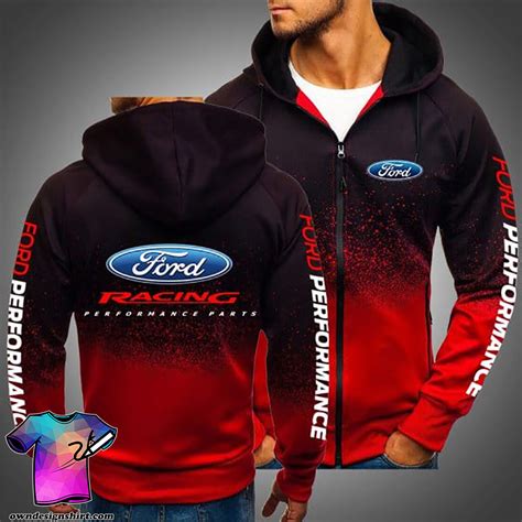 Ford racing performance all over printed shirt