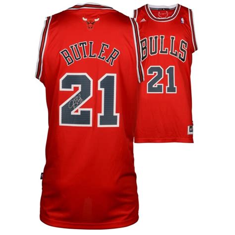 Autographed Chicago Bulls Jimmy Butler Fanatics Authentic Red Swingman ...