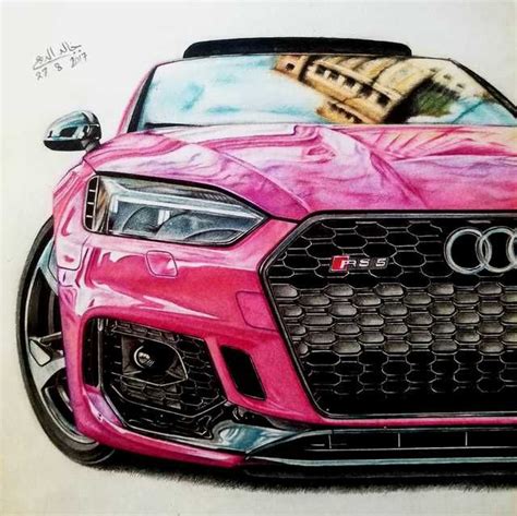 DRAWING AUDI RS5 | Car drawings, Audi rs5, Cool car drawings