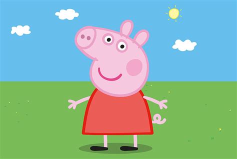 PEPPA PIG, mud, pig, pink, tv, HD wallpaper | Peakpx