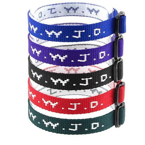 Buy SHAMZBEST 50 WWJD Bracelets - What Would Jesus Do Woven Wristbands Per Pack - Religious ...